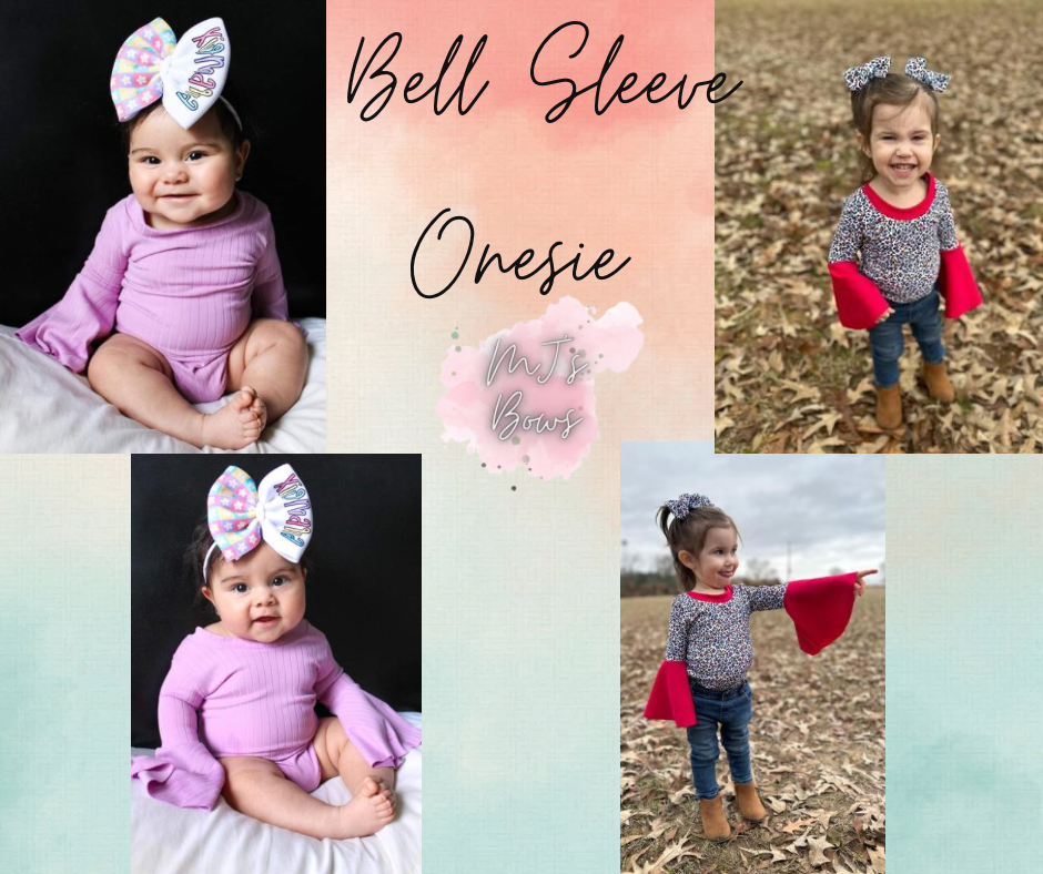 Bell sleeve onesie! (Onesie only!!)